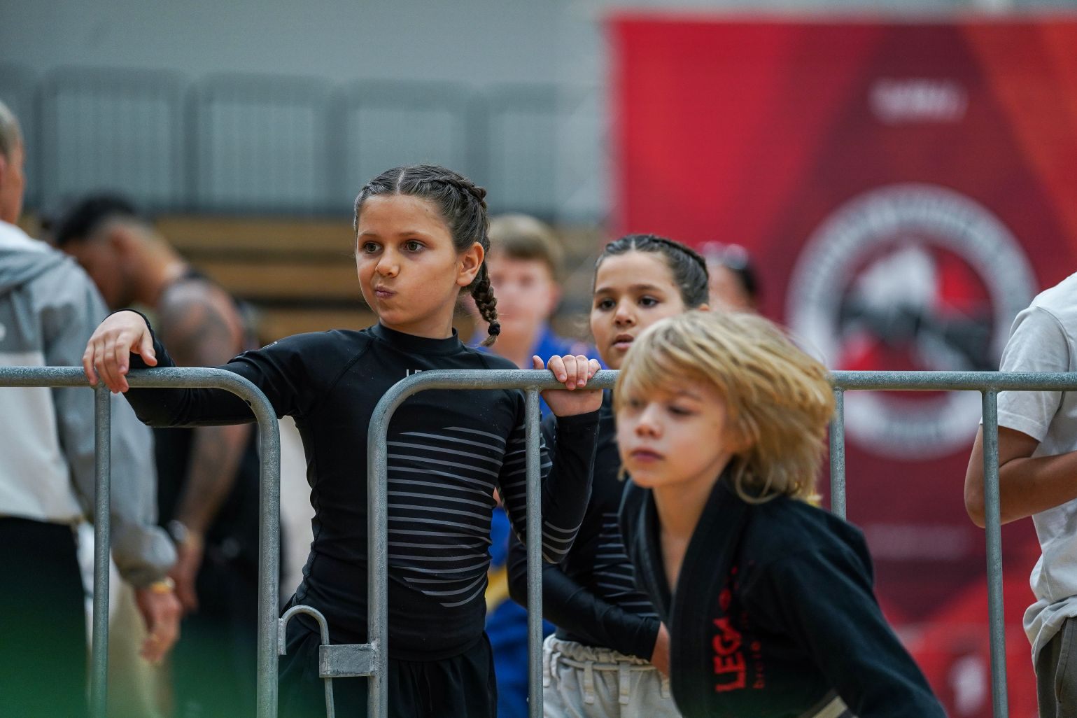 Legacy kids supporting each other between matches at the Sunshine Coast Open 2026