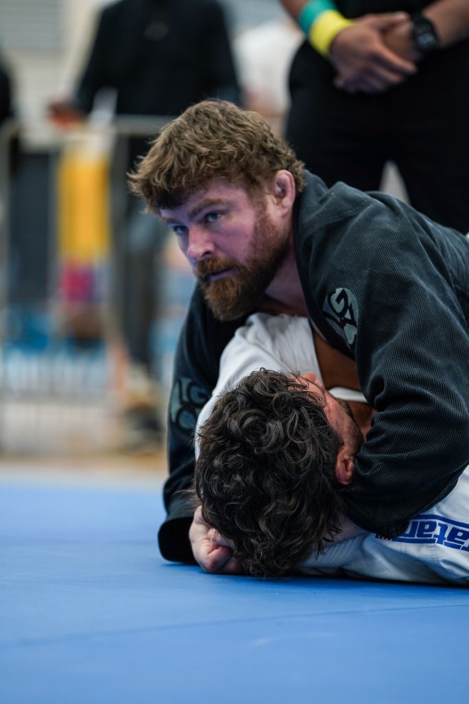 Coach Sean competing in the Gi at the Sunshine Coast Open 2026